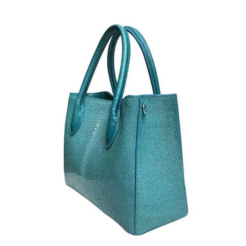 Other | Pearl fish skin  blue green tote | Luxxydee