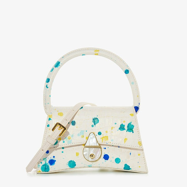 bag women | Peacock Blue 18K Gold Mini Bag | Luxxydee