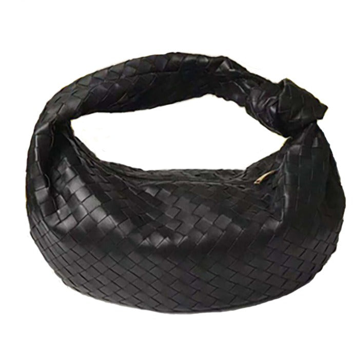 Handbags | Large Woven Tote Bag Women Knot Handle Genuine Sheepskin | Luxxydee