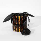 Other | Independent Design of Barrel  Unique Shape Bag Leopard Rabbit Ear | Luxxydee