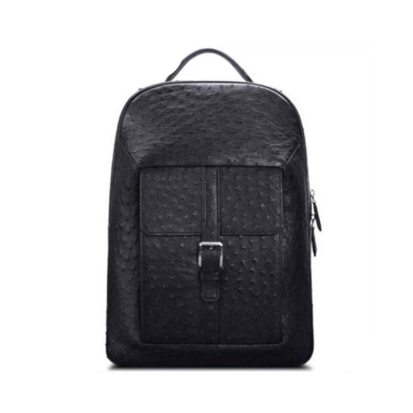 bag unisex | Ostrich Leather Backpack | Luxxydee