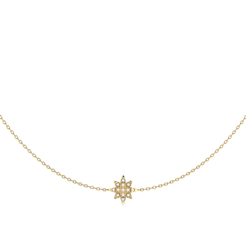 necklace women | Starry Lane Layered Diamond Necklace in 14K Yellow Gold | Luxxydee