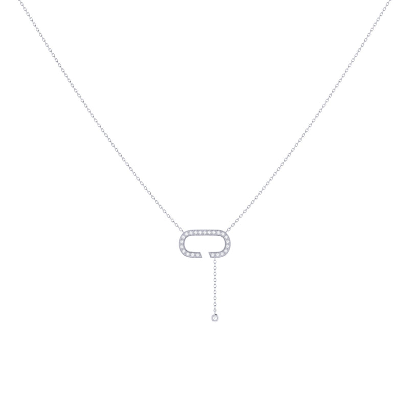 necklace women | Celia C Bolo Adjustable Diamond Lariat Necklace in 14K White Gold | Luxxydee