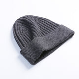 beanie unisex | Real  Cashmere Hat Women knitted 100 % Hat Wool Cashmere Men Unisex | Luxxydee