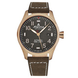 Watches | Alpina Men's AL525G4S4 'Startimer Pilot' Grey Dial Brown Leather | Luxxydee