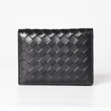 wallet unisex | Woven Leather Cardholder | Luxxydee